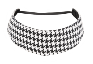 BANDED houndstooth wide no-slip headband, $13.99. Available at The Paper Store, 435 Paradise Road.