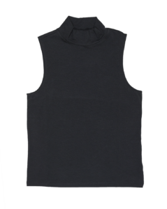 GAP archive re-issue mockneck tank in true black, $24.95. Available at the Gap, 450 Paradise Road.